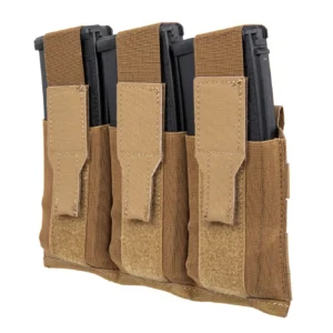 FRONT PANEL TRIPLE M4 MOLLE WOSPORT TAN