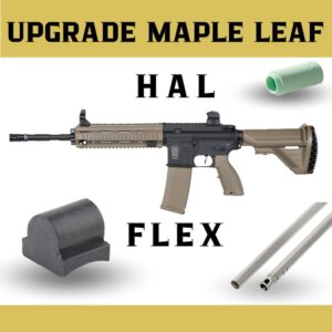 M4 SPECNA ARMS SA-F07 FLEX HAL ETU UPGRADE MAPLE LEAF NEGRA/TAN