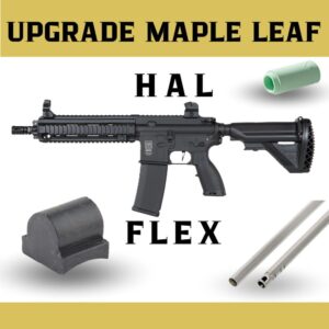 M4 SPECNA ARMS SA-F06 FLEX HAL ETU UPGRADE MAPLE LEAF NEGRA