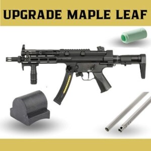 MP5 CYMA PLATINUM CM.041G AEG UPGRADE MAPLE LEAF NEGRA