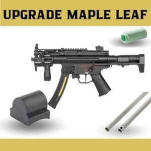 MP5K CYMA PLATINUM CM.041L AEG UPGRADE MAPLE LEAF NEGRA