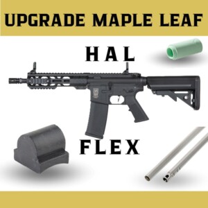 M4 SPECNA ARMS SA-F08 FLEX HAL ETU UPGRADE MAPLE LEAF NEGRA