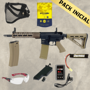 PACK INICIAL M4 ROSSI SENTINEL DELTA NEGRA/TAN