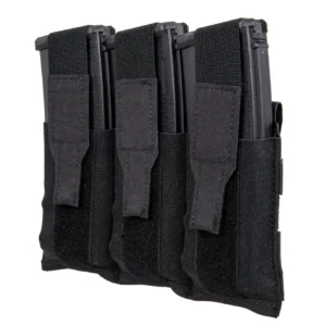 FRONT PANEL TRIPLE M4 MOLLE WOSPORT NEGRO