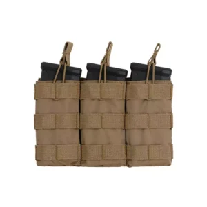 FRONT PANEL TRIPLE M4 OPEN TOP MOLLE TAN 8FIELDS