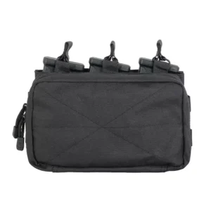 FRONT PANEL TRIPLE M4/ADMIN POUCH MOLLE NEGRO 8FIELDS