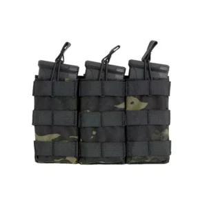 FRONT PANEL TRIPLE M4 OPEN TOP MOLLE MULTICAM BLACK 8FIELDS