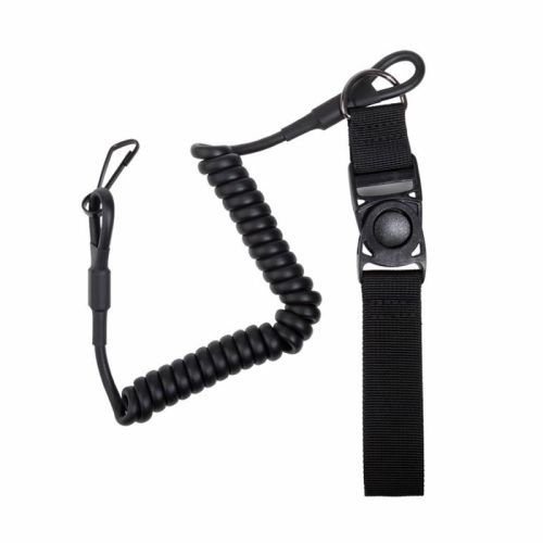 CORREA PISTOLA LANYARD AMOMAX NEGRO