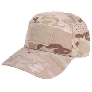 GORRA BEISBOL VELCRO COMBAT ZONE MULTICAM ARID