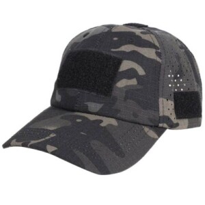 GORRA BEISBOL VELCRO COMBAT ZONE MULTICAM BLACK