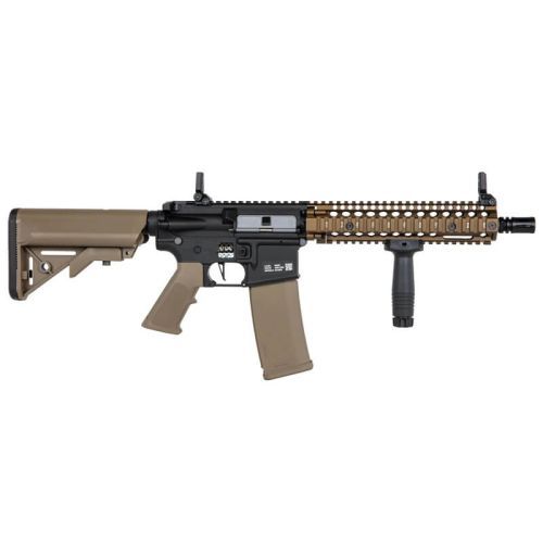 M4 SPECNA ARMS SA-C19 MK18 DD CORE HAL ETU NEGRA/TAN - Imagen 2