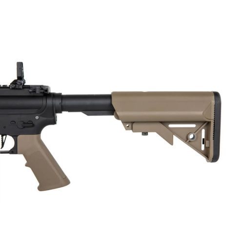 M4 SPECNA ARMS SA-C19 MK18 DD CORE HAL ETU NEGRA/TAN - Imagen 3