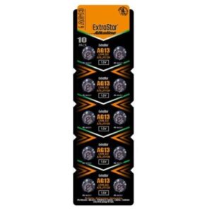 PILA BOTON LR44 AG13 EXTRASTAR JAG13 PACK 10U