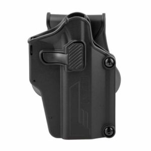 PISTOLERA RIGIDA UNIVERSAL AMOMAX DIESTRO NEGRA