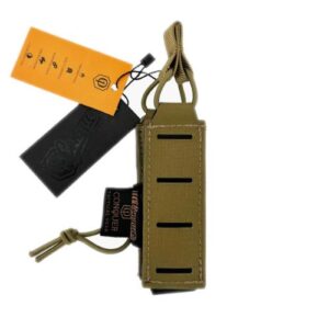 POUCH CARGADOR PISTOLA CONQUER OPEN TOP COYOTE