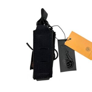 POUCH CARGADOR PISTOLA CONQUER OPEN TOP NEGRO