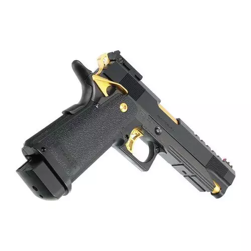 TOKYO MARUI HI-CAPA 5.1 GBB GOLD MATCH NEGRA - Imagen 3