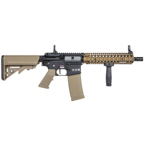 M4 SPECNA ARMS SA-P19 MK18 DD PRIME ASTER II ETU NEGRA/TAN - Imagen 2