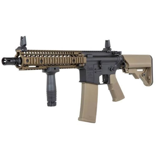 M4 SPECNA ARMS SA-P19 MK18 DD PRIME ASTER II ETU NEGRA/TAN - Imagen 3