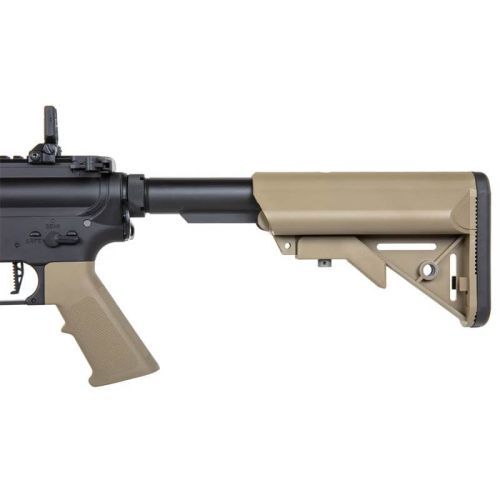 M4 SPECNA ARMS SA-P19 MK18 DD PRIME ASTER II ETU NEGRA/TAN - Imagen 5
