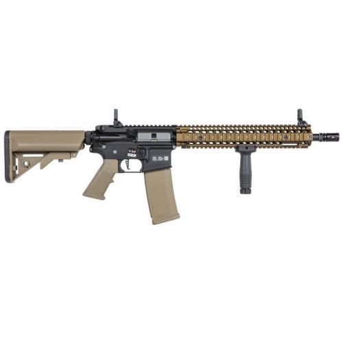 M4 SPECNA ARMS SA-P26 MK18 DD PRIME ASTER II ETU NEGRA/TAN - Imagen 2