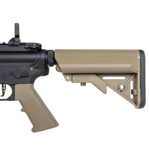 M4 SPECNA ARMS SA-P26 MK18 DD PRIME ASTER II ETU NEGRA/TAN - Imagen 4
