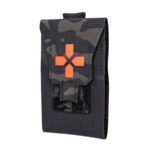 POUCH MÉDICO PEQUEÑO WOSPORT IFAK MULTICAM BLACK