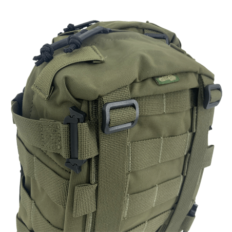 Mochila táctica MOLLE Conquer Backpack ranger green para airsoft - Imagen 4
