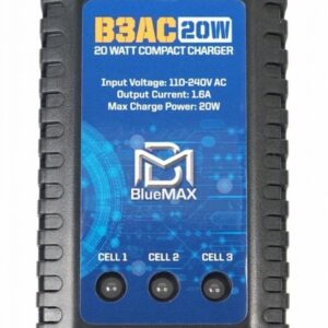 Cargador de Baterías LiPo 2S-3S Bluemax B3AC 20W para Airsoft