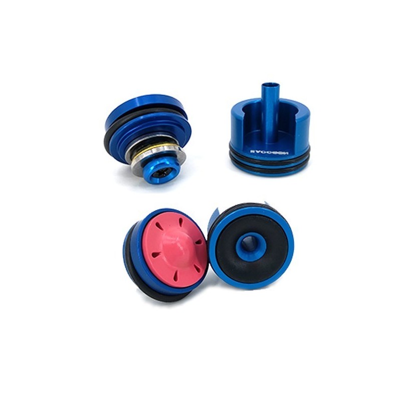 CABEZA PISTON + CABEZA CILINDRO RACCOON V3 SILENCIADAS ALUMINIO