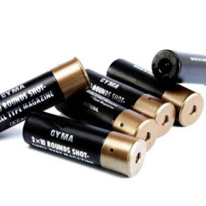 CARTUCHOS ESCOPETA CYMA 30BBs PACK 6 UDS NEGROS
