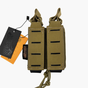 POUCH CARGADOR PISTOLA DOBLE CONQUER OPEN TOP COYOTE