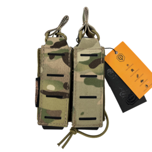 POUCH CARGADOR PISTOLA DOBLE CONQUER OPEN TOP MULTICAM