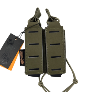POUCH CARGADOR PISTOLA DOBLE CONQUER OPEN TOP RANGER GREEN