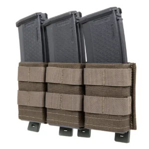 FRONT PANEL TRIPLE M4 CON INSERTS MOLLE WOSPORT RANGER GREEN