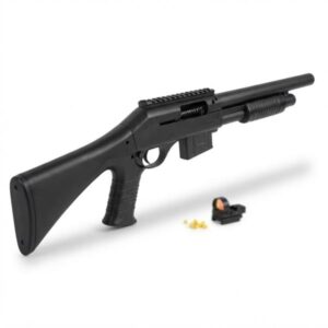 Escopeta Vigor 0581B de Airsoft Muelle 6mm Negra, Culata Fija