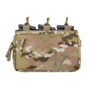 FRONT PANEL TRIPLE M4/ADMIN POUCH MOLLE MULTICAM 8FIELDS