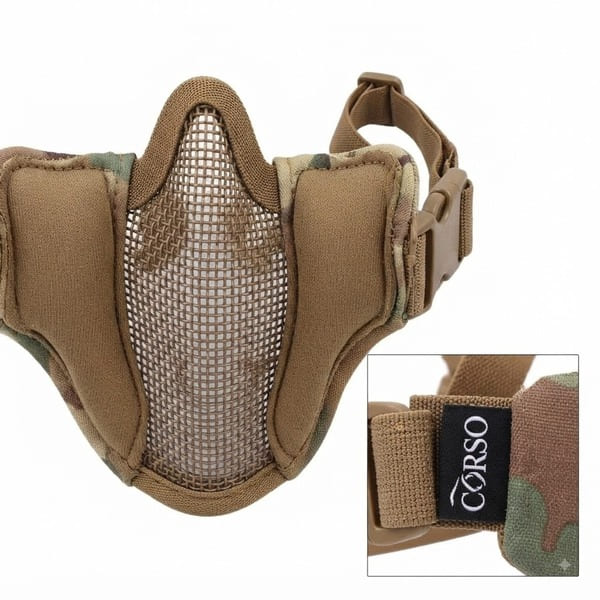 Máscara Airsoft Corso Reaper MK2 - Protección Facial Completa con Rejilla Metálica - Imagen 3