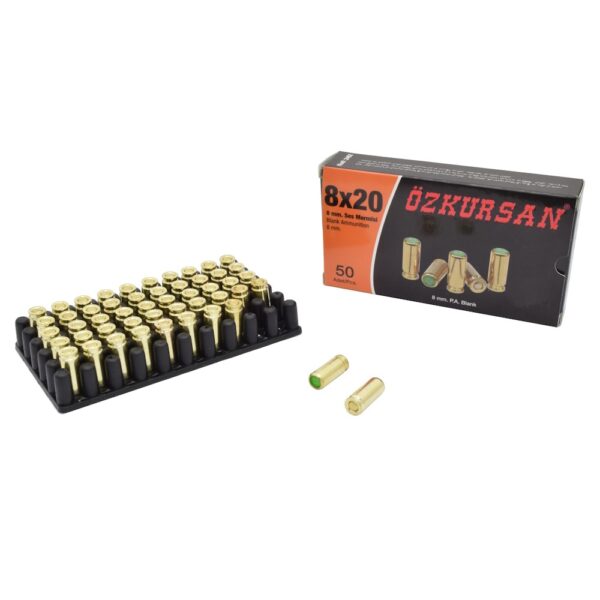 BALAS FOGUEO OZKURSAN 8MM 50PCS DORADA – AirsoftManiacs