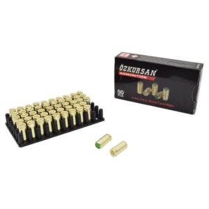Balas de Fogueo 9 mm PAK Özkursan Caja de 50 Unidades | Cartuchos para Pistola de Fogueo