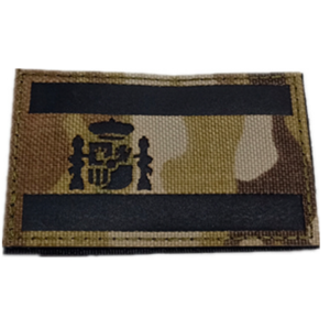 PARCHE TELA BANDERA ESPAÑA FLUORESCENTE MULTICAM