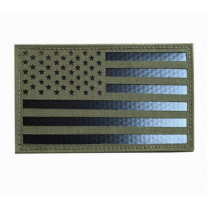 PARCHE TELA BANDERA ESTADOS UNIDOS FLUORESCENTE OD