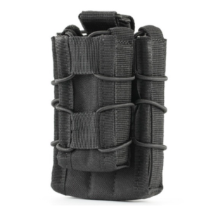 POUCH PORTACARGADOR FUSIL+PISTOLA NEGRO