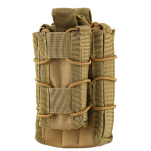 POUCH PORTACARGADOR FUSIL+PISTOLA TAN