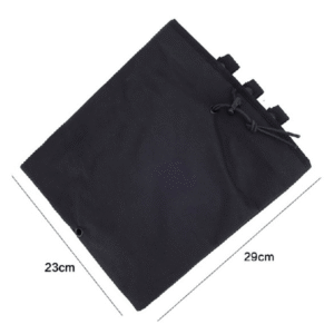 POUCH BOLSA DE DESCARGA GRANDE NEGRA