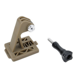 SOPORTE CASCO PORTA CAMARA WOSPORT GO PRO MOUNT TAN